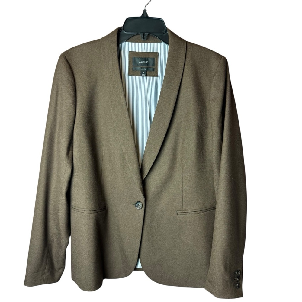 J. Crew Women's Brown Blazer Jacket